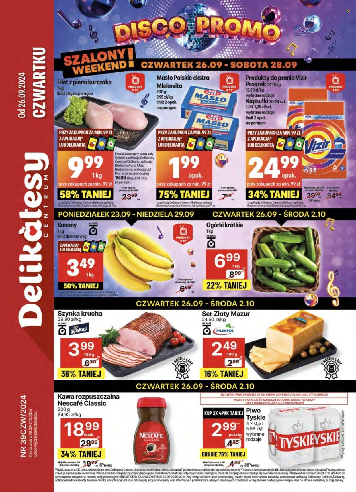 Gazetka Delikatesy Centrum - 26.09.2024 - 2.10.2024. Strona 1