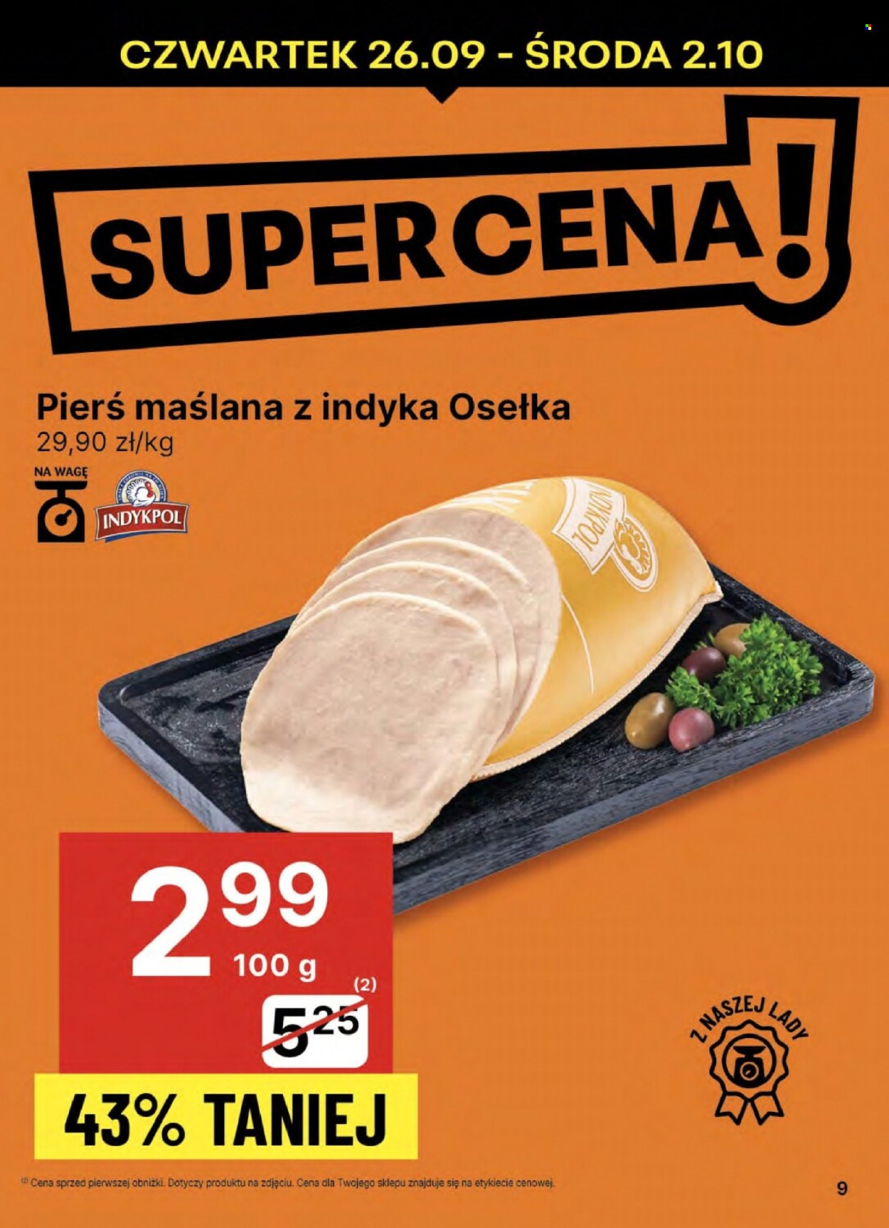 Gazetka Delikatesy Centrum - 26.09.2024 - 2.10.2024. Strona 9