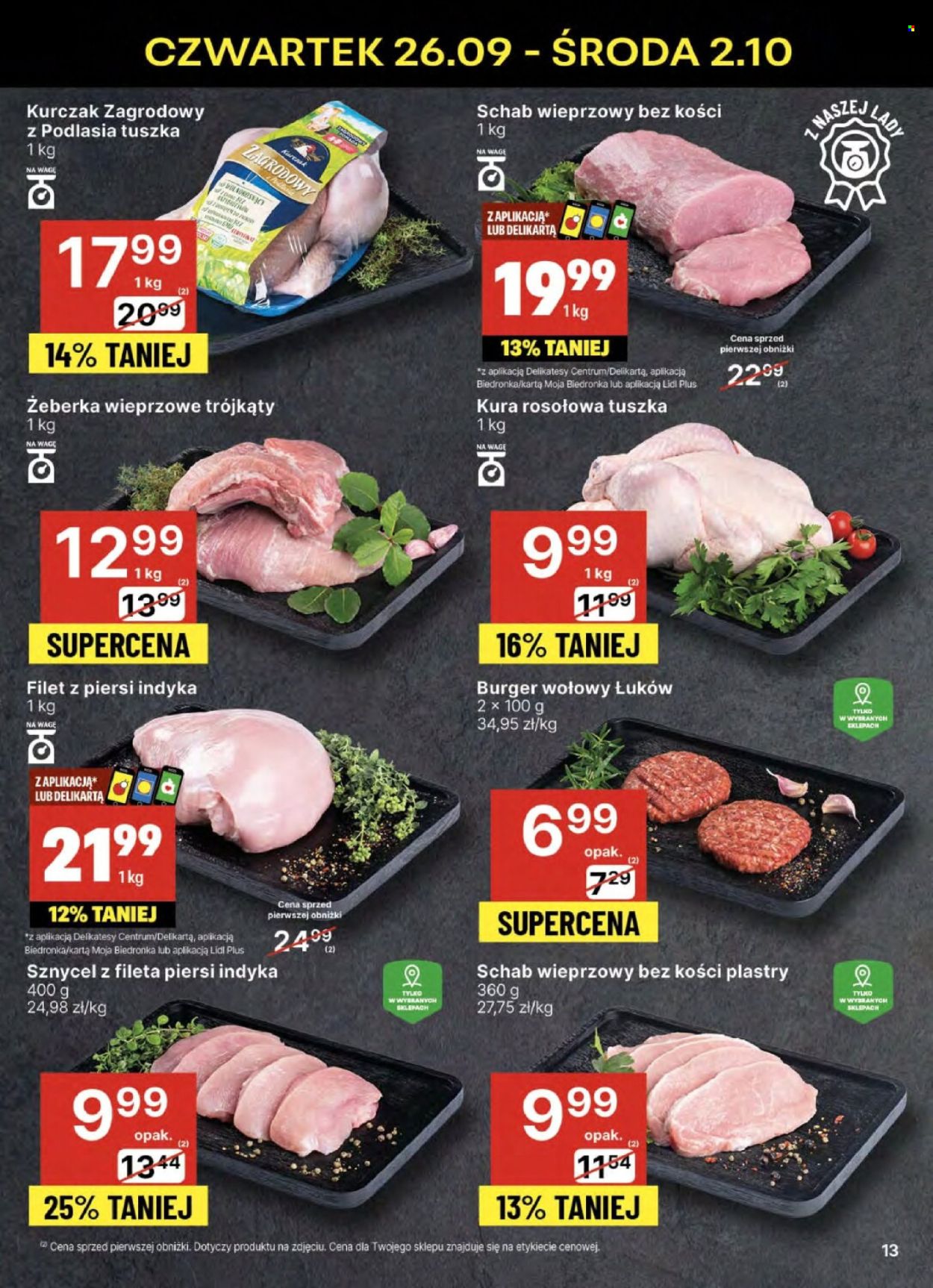 Gazetka Delikatesy Centrum - 26.09.2024 - 2.10.2024. Strona 13