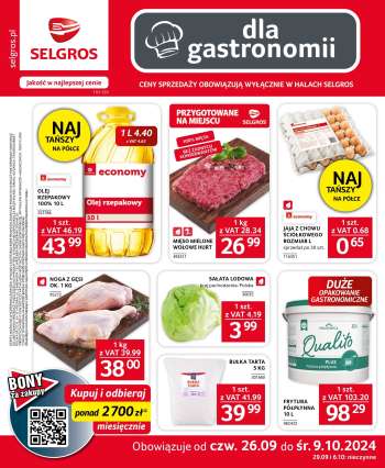 Gazetka Selgros - 26.09.2024 - 9.10.2024.