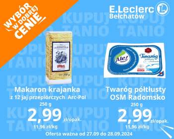 Gazetka E.Leclerc - 27.09.2024 - 28.09.2024.