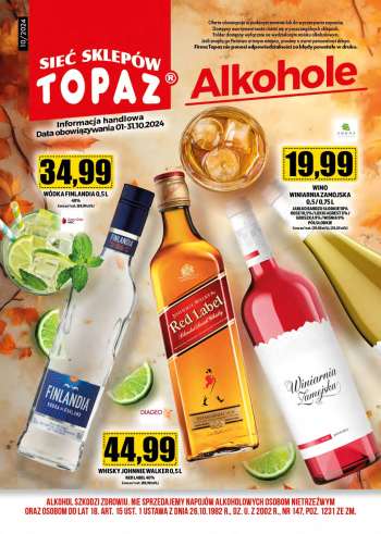 Gazetka Topaz - 1.10.2024 - 31.10.2024.
