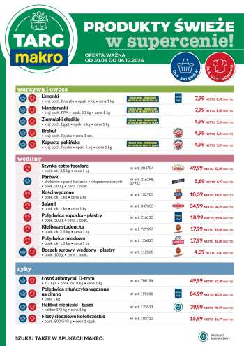 Gazetka Makro - 30.09.2024 - 4.10.2024.