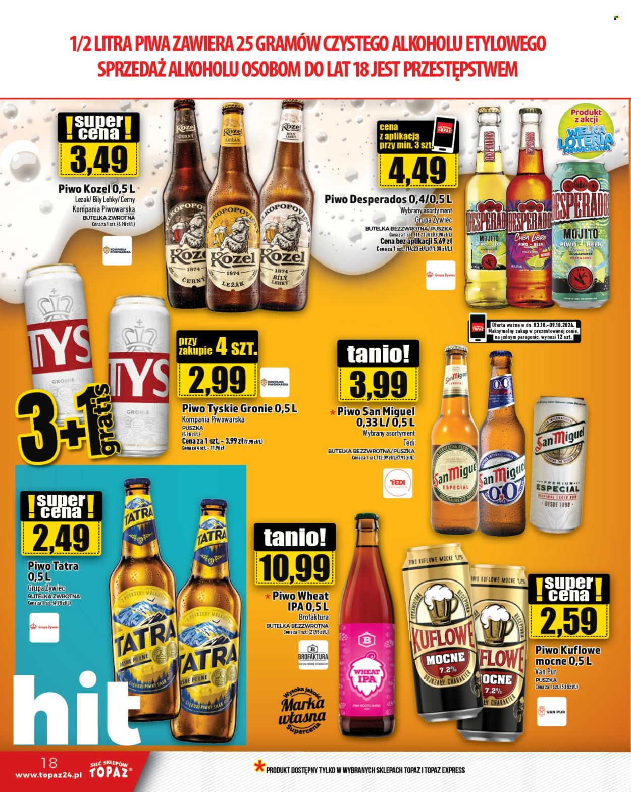 Gazetka Topaz - 3.10.2024 - 9.10.2024. Strona 18