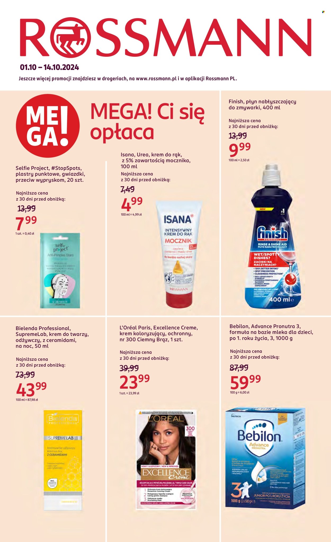 Leták Rossmann - 1.10.2024 - 14.10.2024. Strana 1