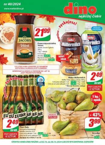 Gazetka Dino - 2.10.2024 - 8.10.2024.