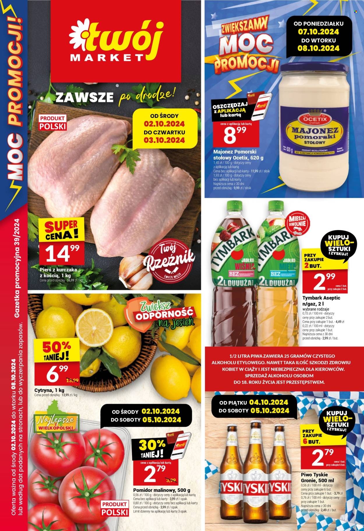Gazetka Twój Market - 2.10.2024 - 8.10.2024. Strona 1