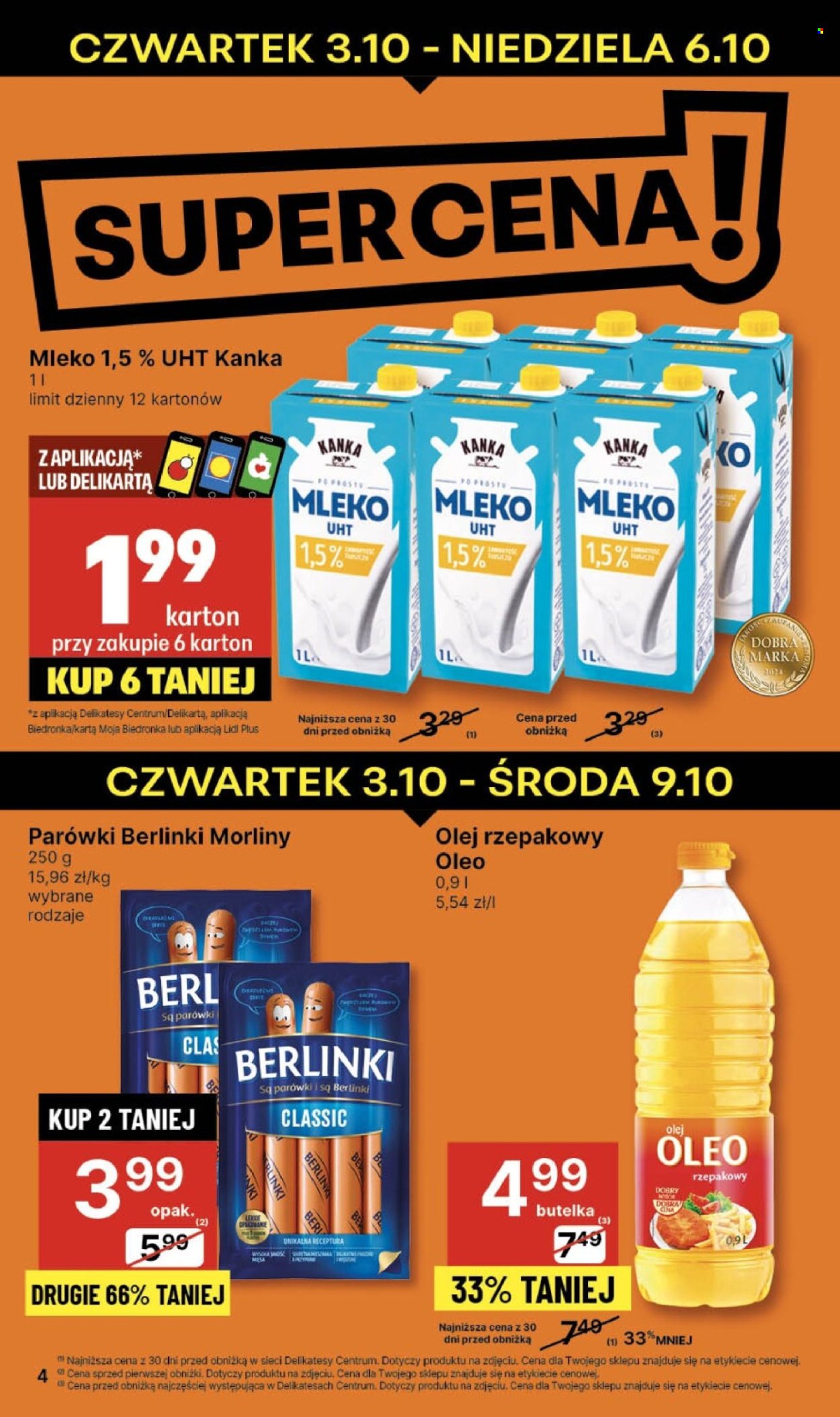Gazetka Delikatesy Centrum - 3.10.2024 - 9.10.2024. Strona 4