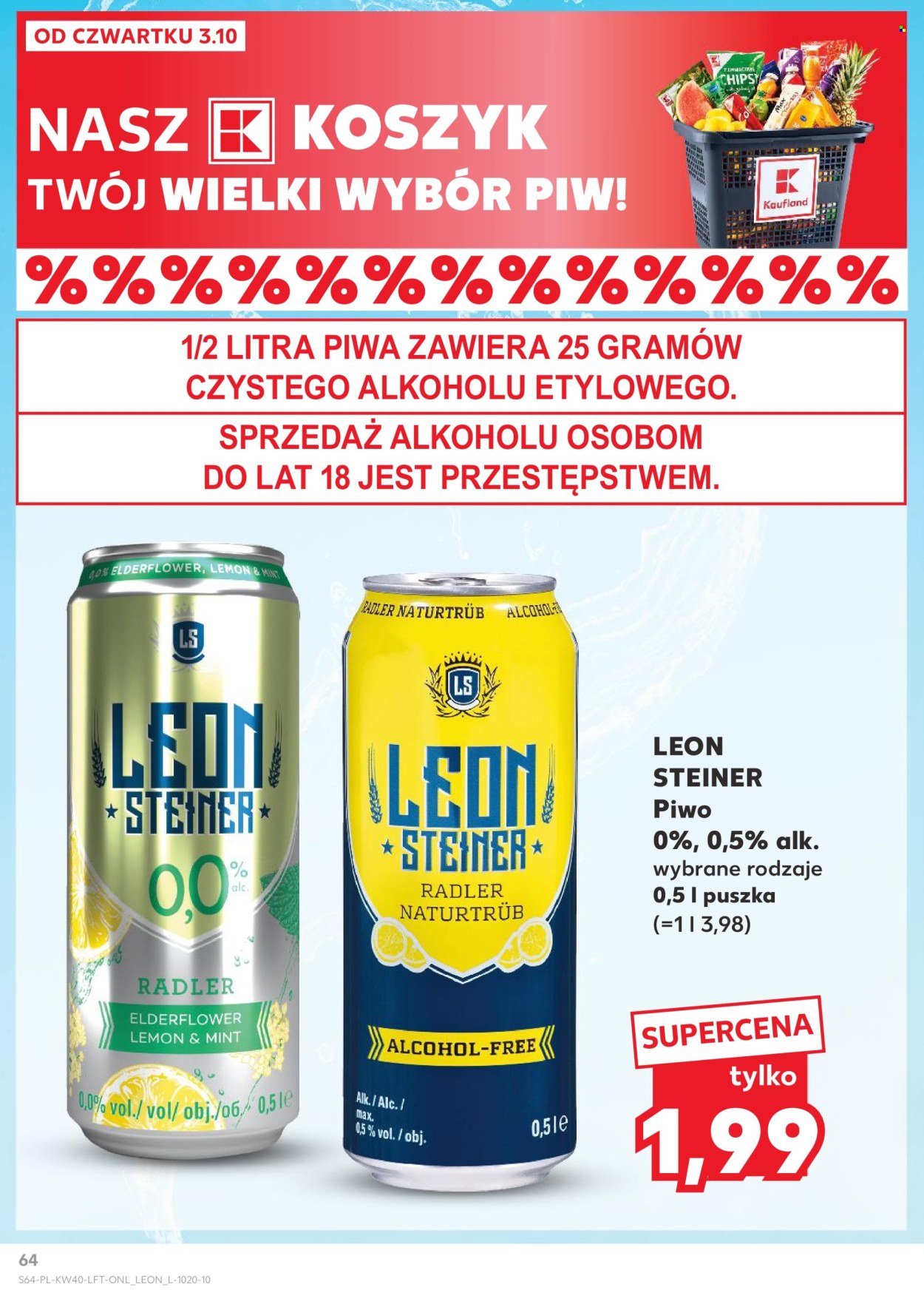Gazetka Kaufland - 3.10.2024 - 9.10.2024. Strona 64
