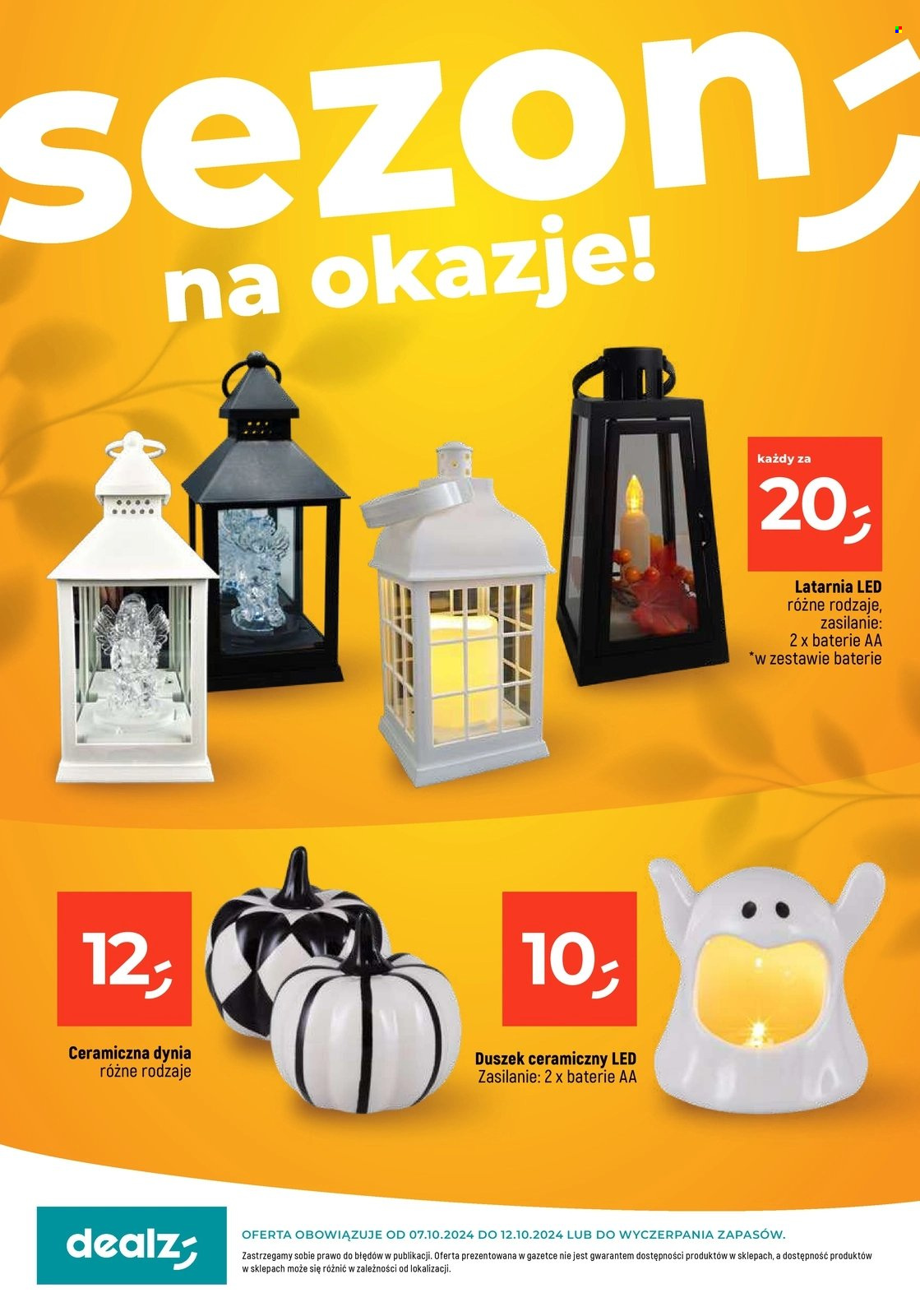 Gazetka Dealz - 7.10.2024 - 12.10.2024. Strona 1