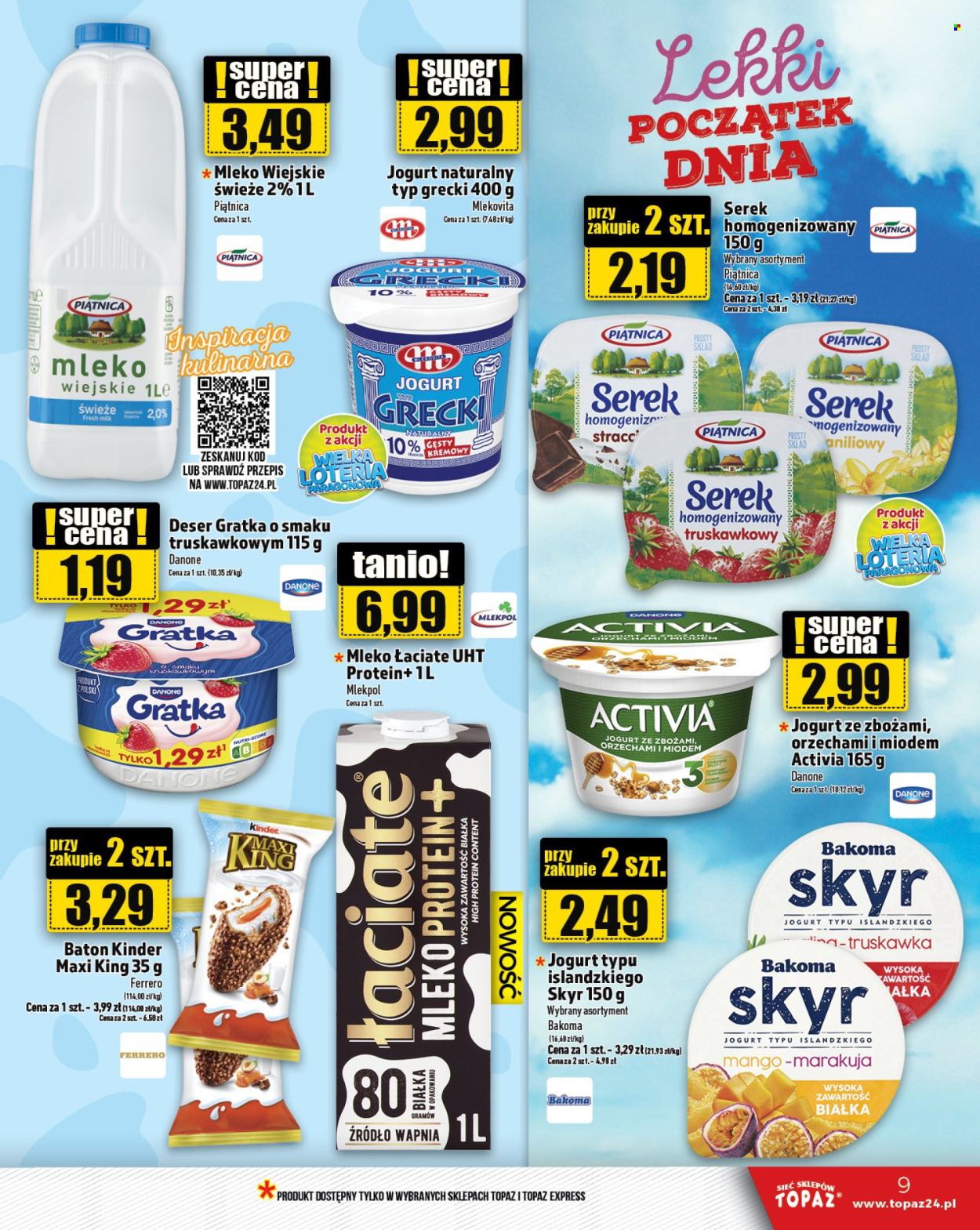 Gazetka Topaz - 10.10.2024 - 16.10.2024. Strona 9