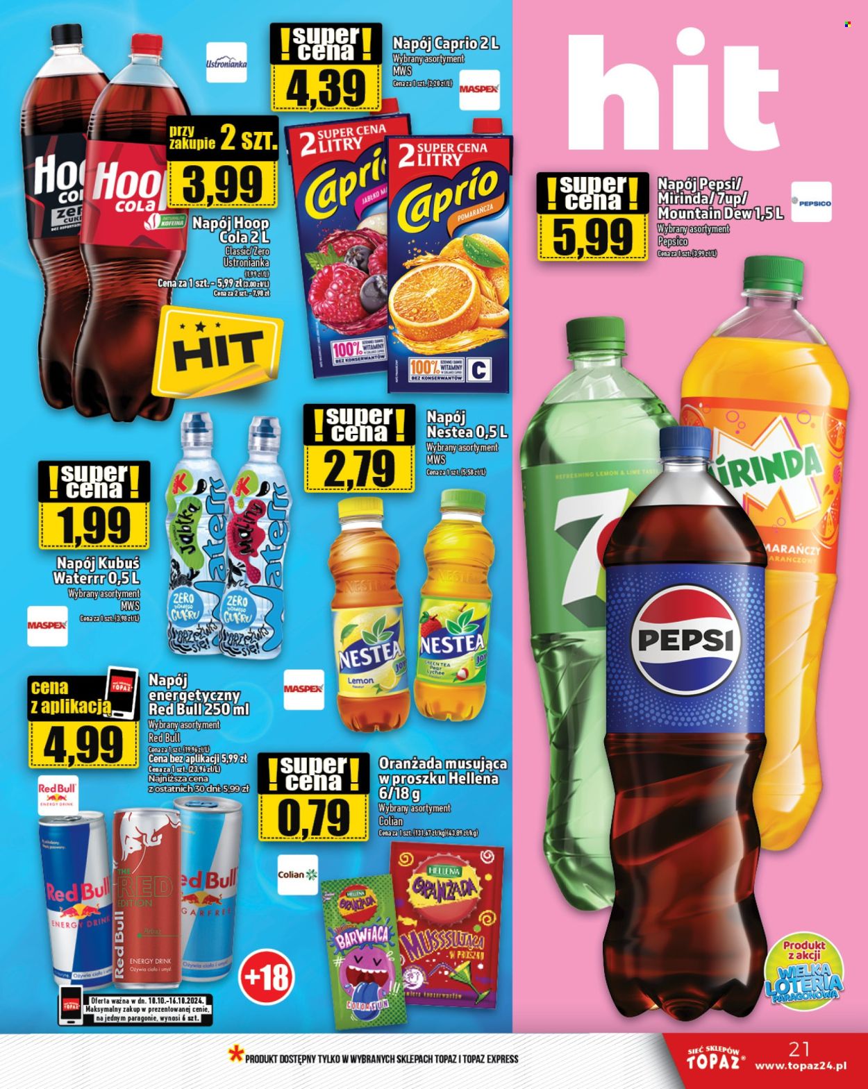 Gazetka Topaz - 10.10.2024 - 16.10.2024. Strona 21