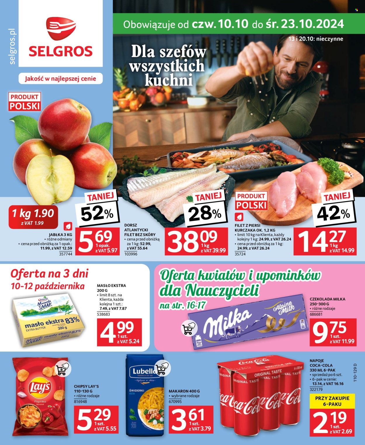 Gazetka Selgros - 10.10.2024 - 23.10.2024. Strona 1