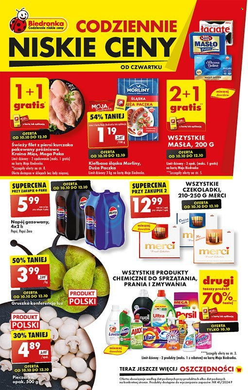 Gazetka Biedronka - 10.10.2024 - 16.10.2024. Strona 1