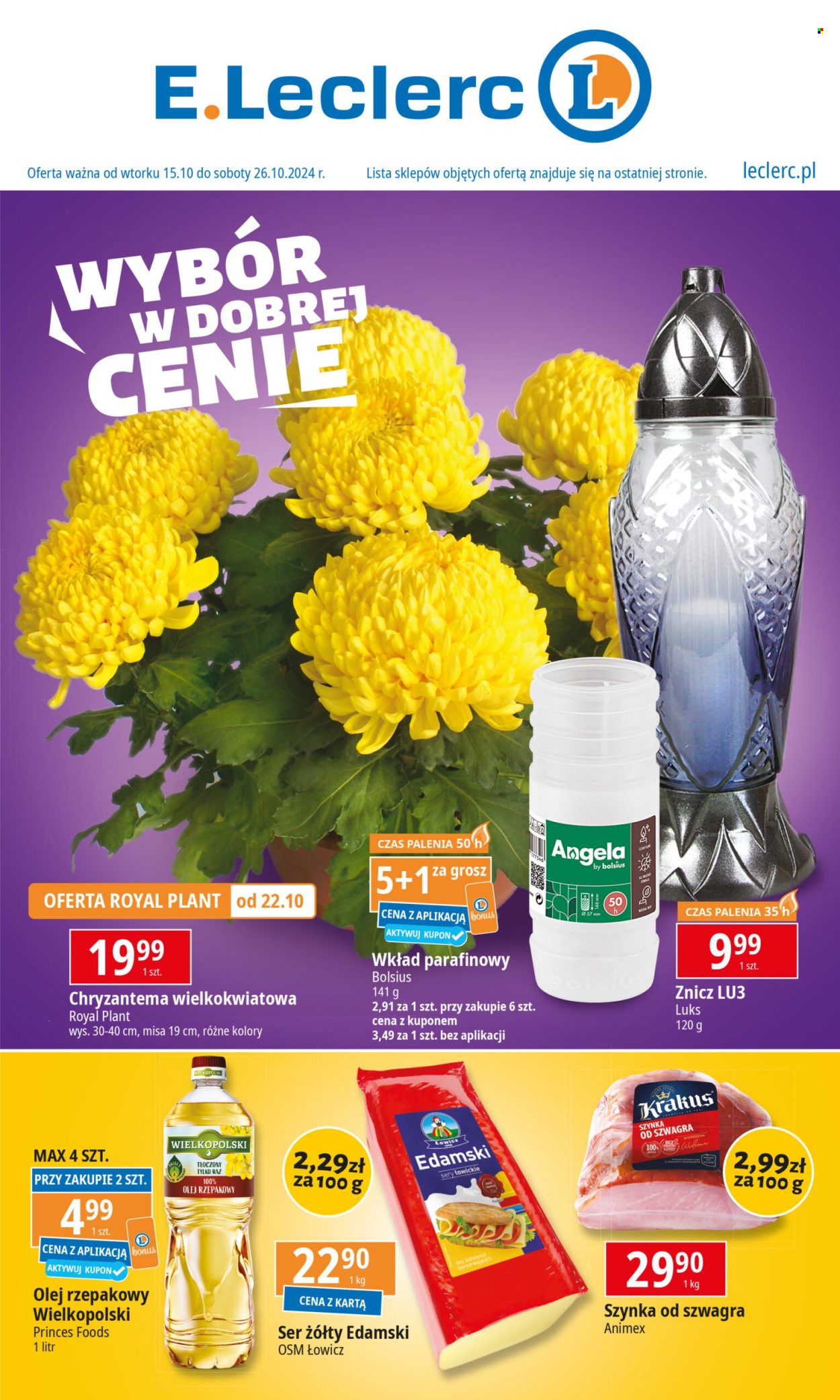 Gazetka E.Leclerc - 15.10.2024 - 26.10.2024. Strona 1