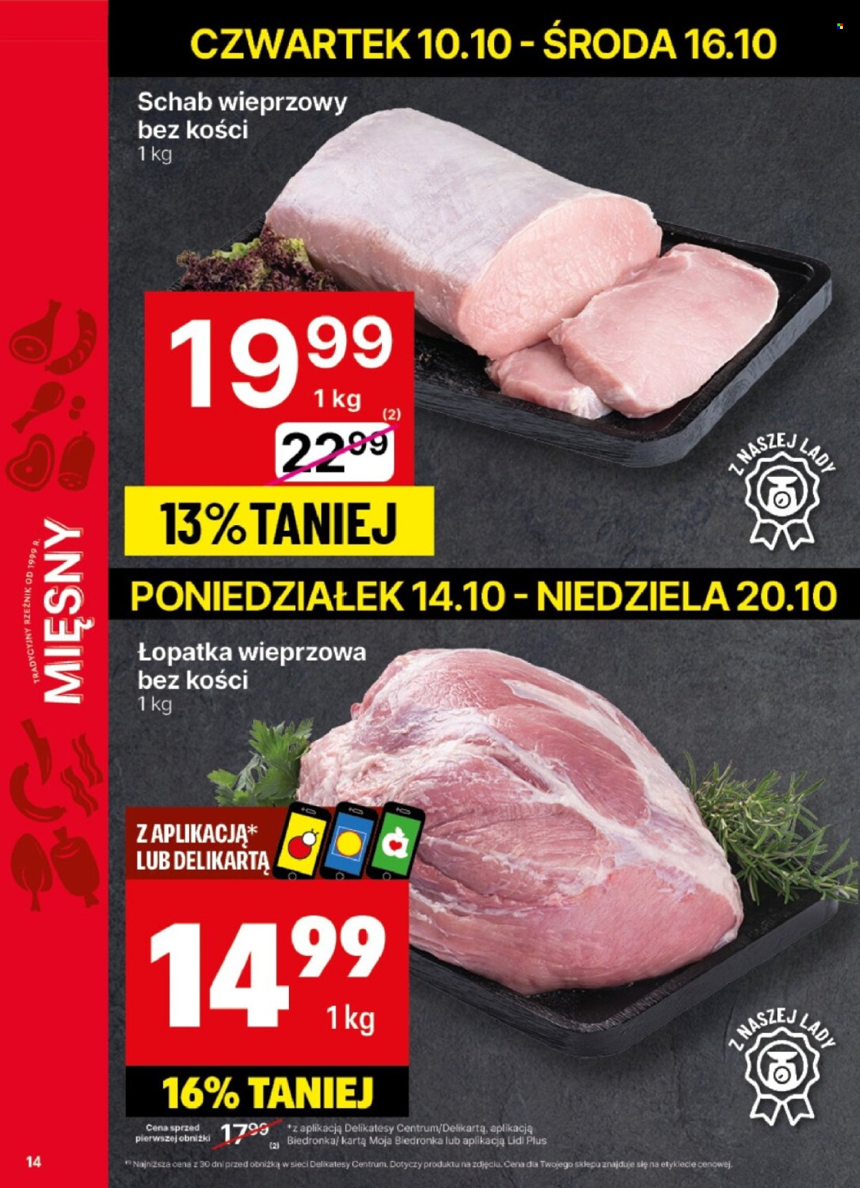 Gazetka Delikatesy Centrum - 14.10.2024 - 20.10.2024. Strona 14