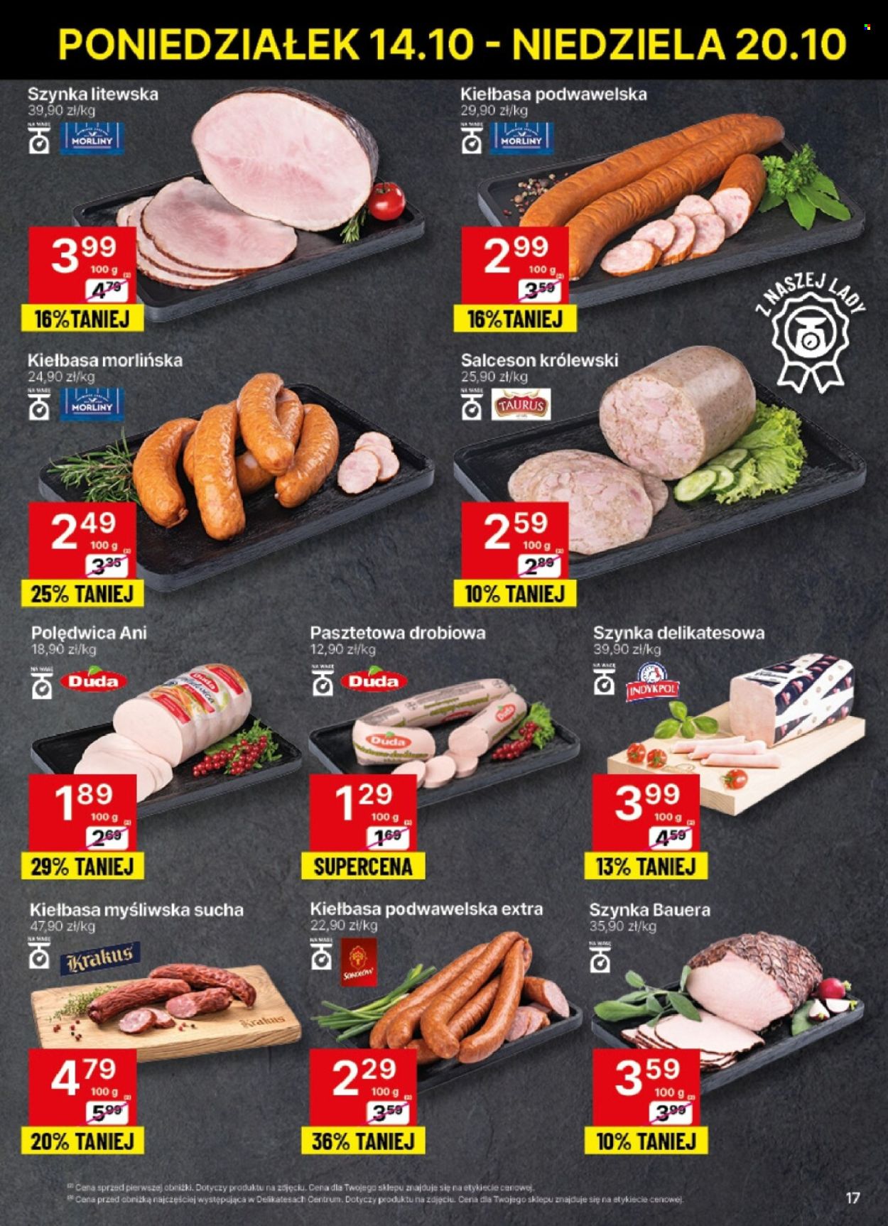 Gazetka Delikatesy Centrum - 14.10.2024 - 20.10.2024. Strona 17