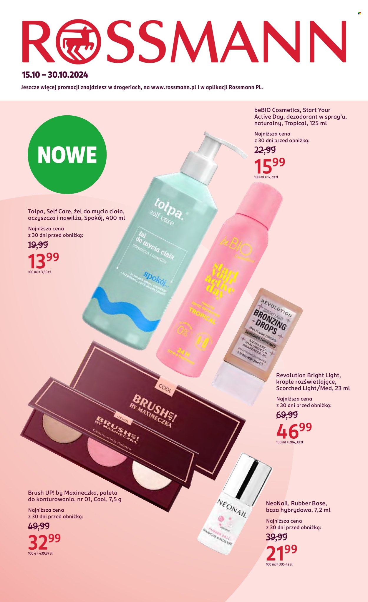 Leták Rossmann - 15.10.2024 - 30.10.2024. Strana 1
