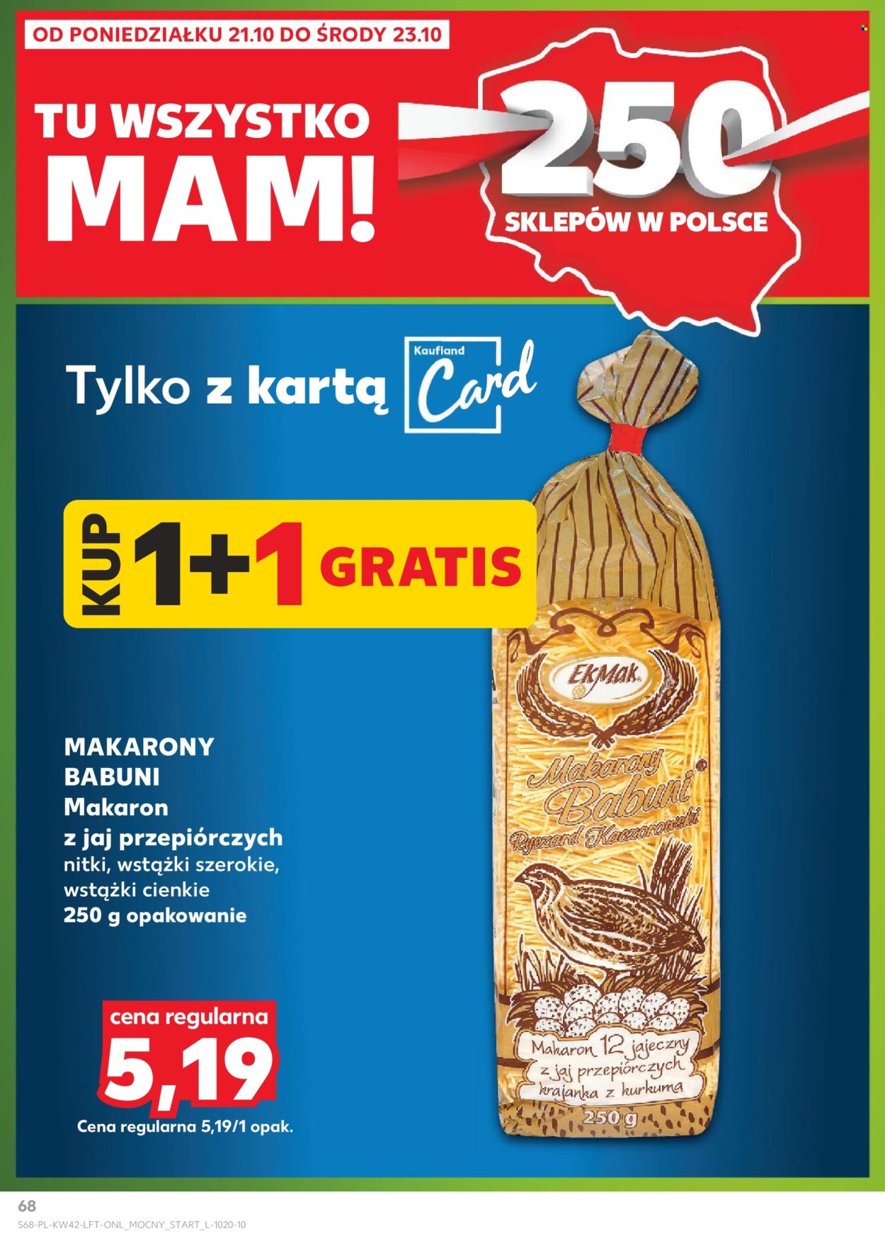 Gazetka Kaufland - 17.10.2024 - 23.10.2024. Strona 68