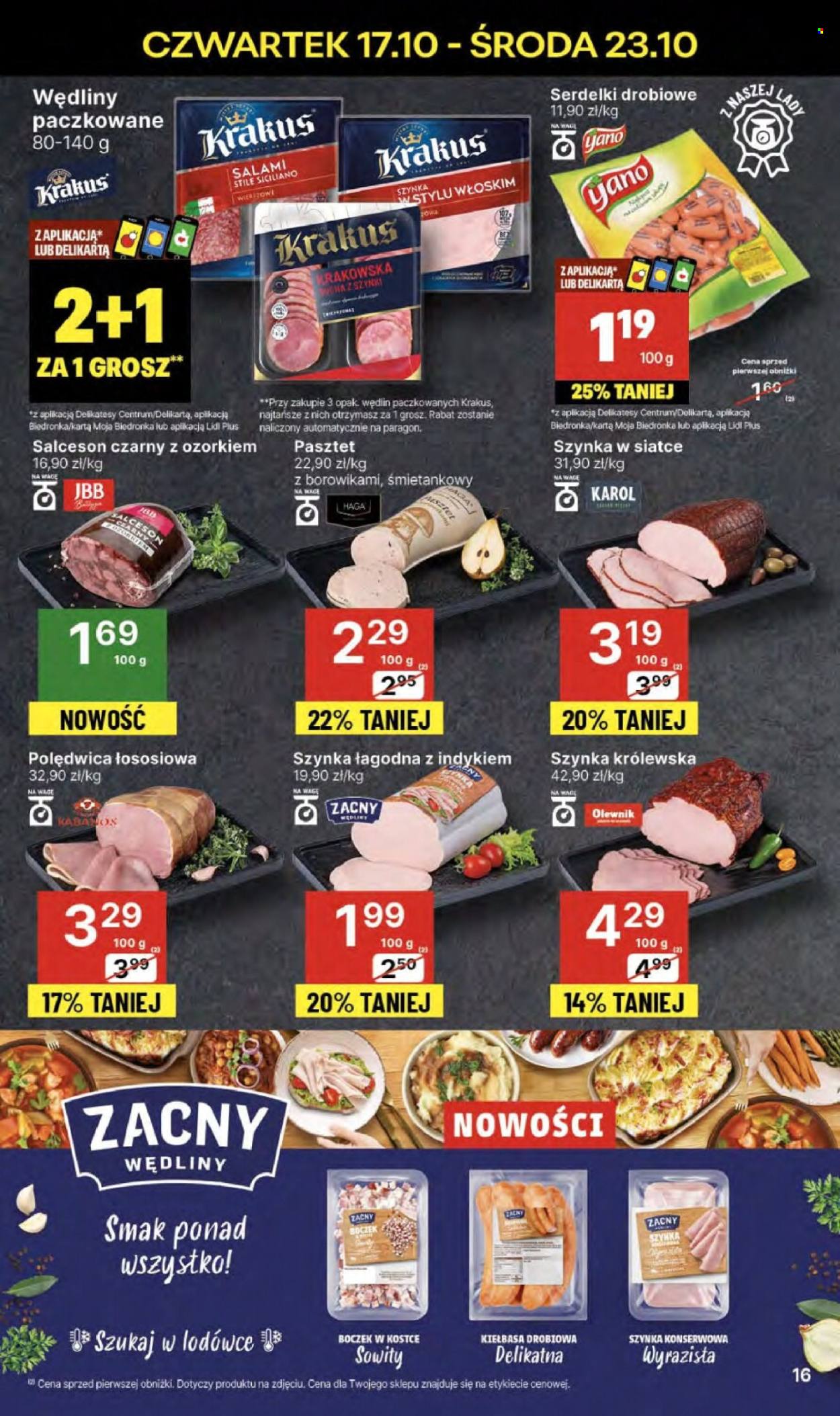 Gazetka Delikatesy Centrum - 17.10.2024 - 23.10.2024. Strona 16