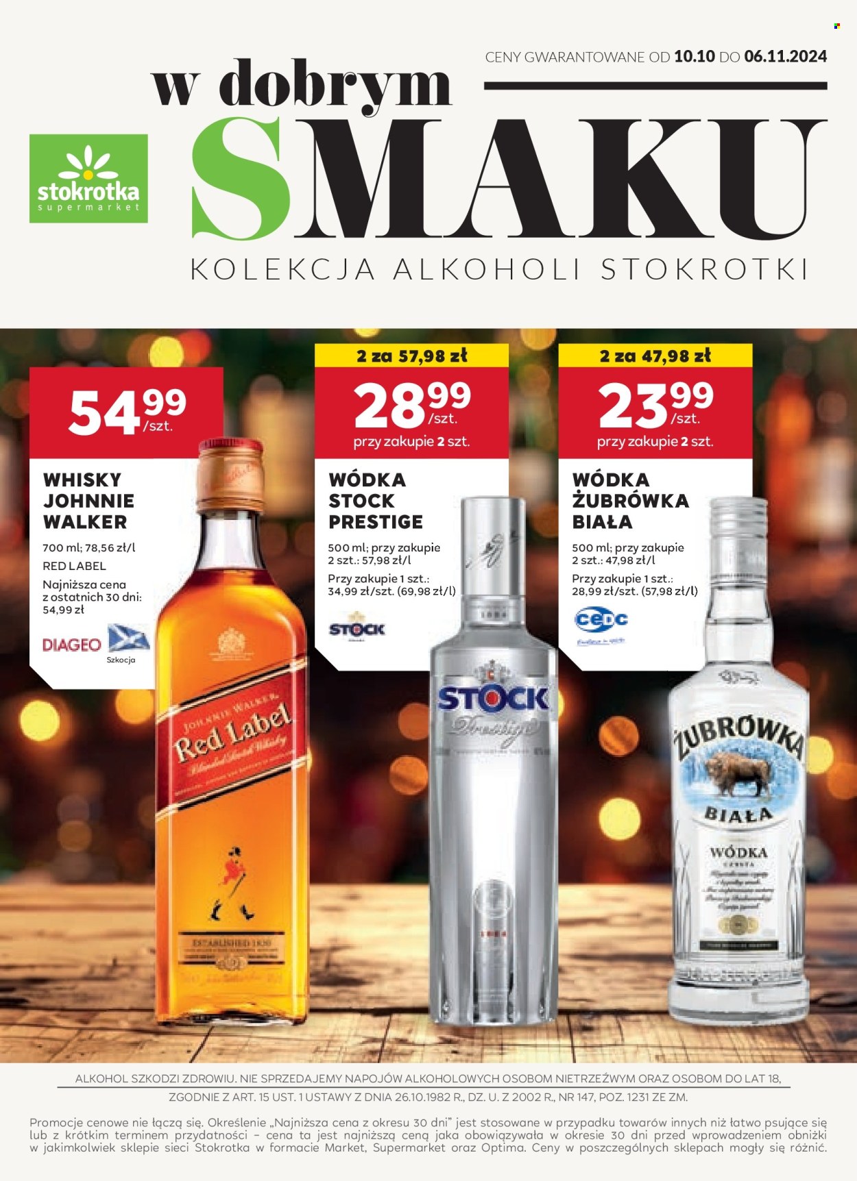 Gazetka Stokrotka Supermarket - 10.10.2024 - 6.11.2024. Strona 1