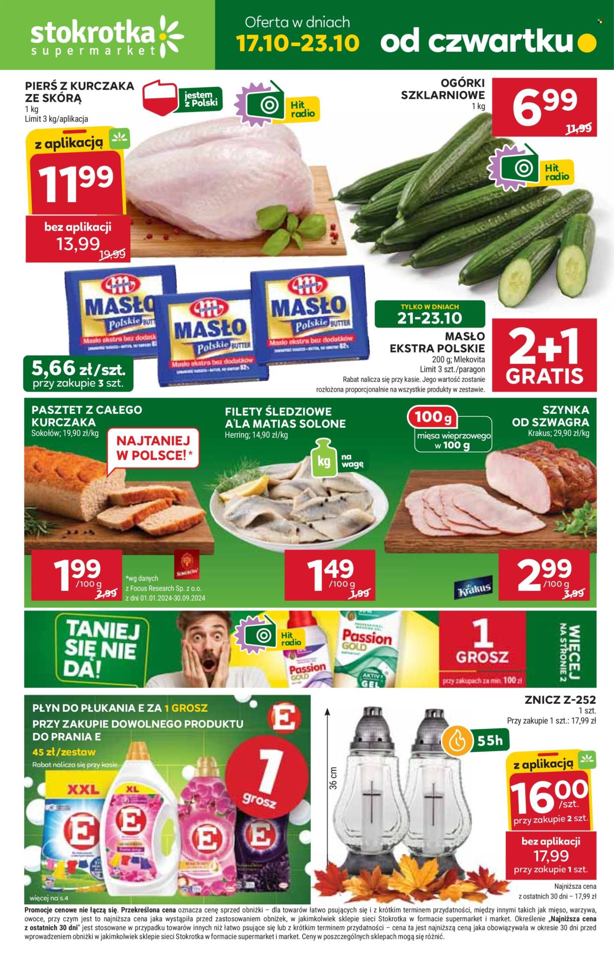 Gazetka Stokrotka Supermarket - 17.10.2024 - 23.10.2024. Strona 1