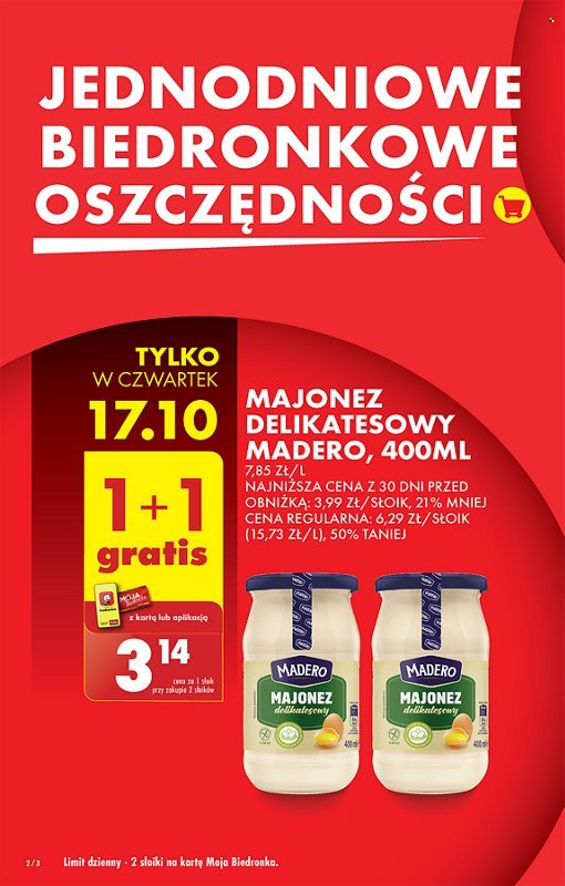 Gazetka Biedronka - 17.10.2024 - 23.10.2024. Strona 2