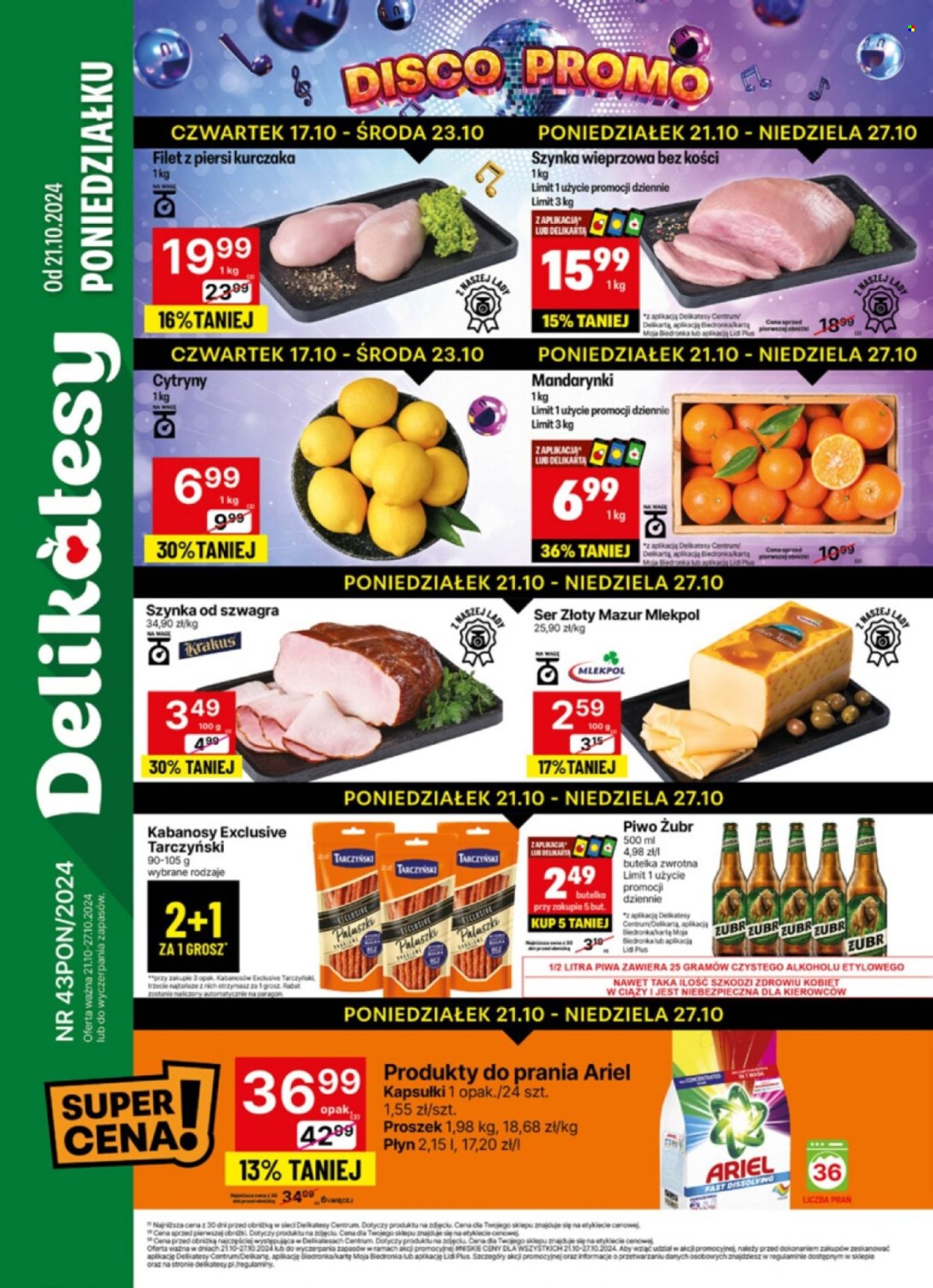 Gazetka Delikatesy Centrum - 21.10.2024 - 27.10.2024. Strona 1