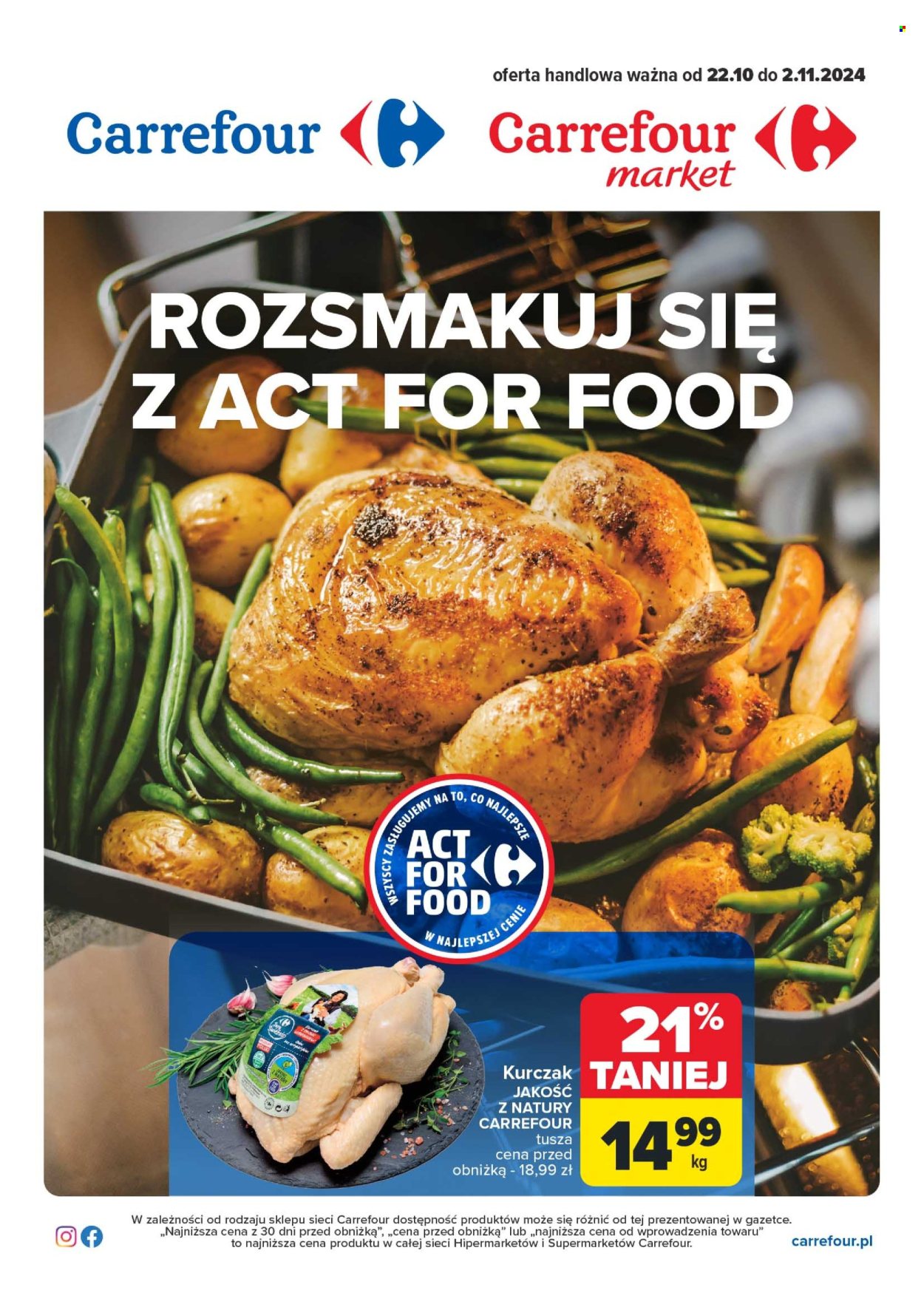 Gazetka Carrefour - 22.10.2024 - 2.11.2024. Strona 1