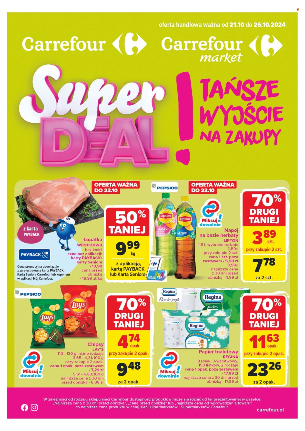 Leták Carrefour - 21.10.2024 - 26.10.2024. Strana 1