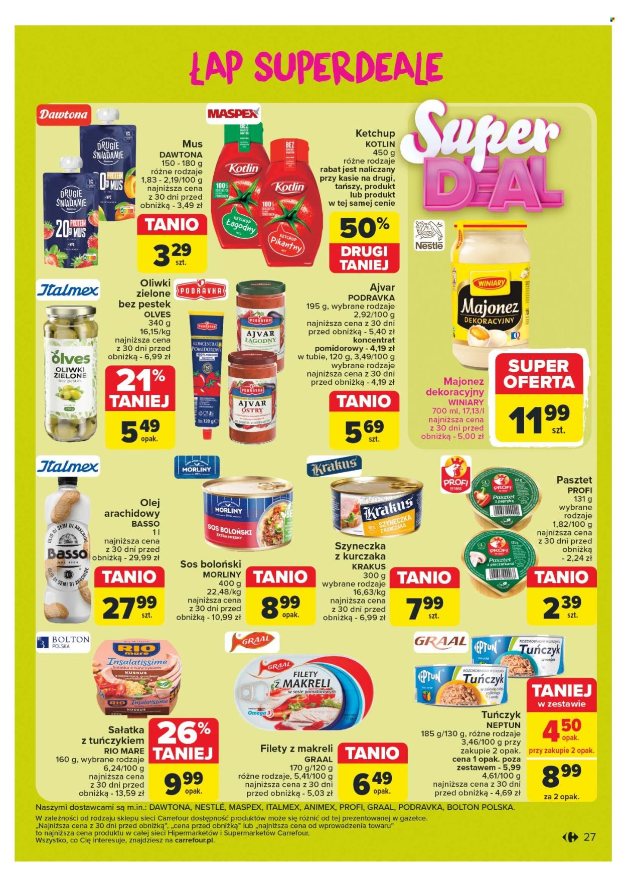 Leták Carrefour - 21.10.2024 - 26.10.2024. Strana 27