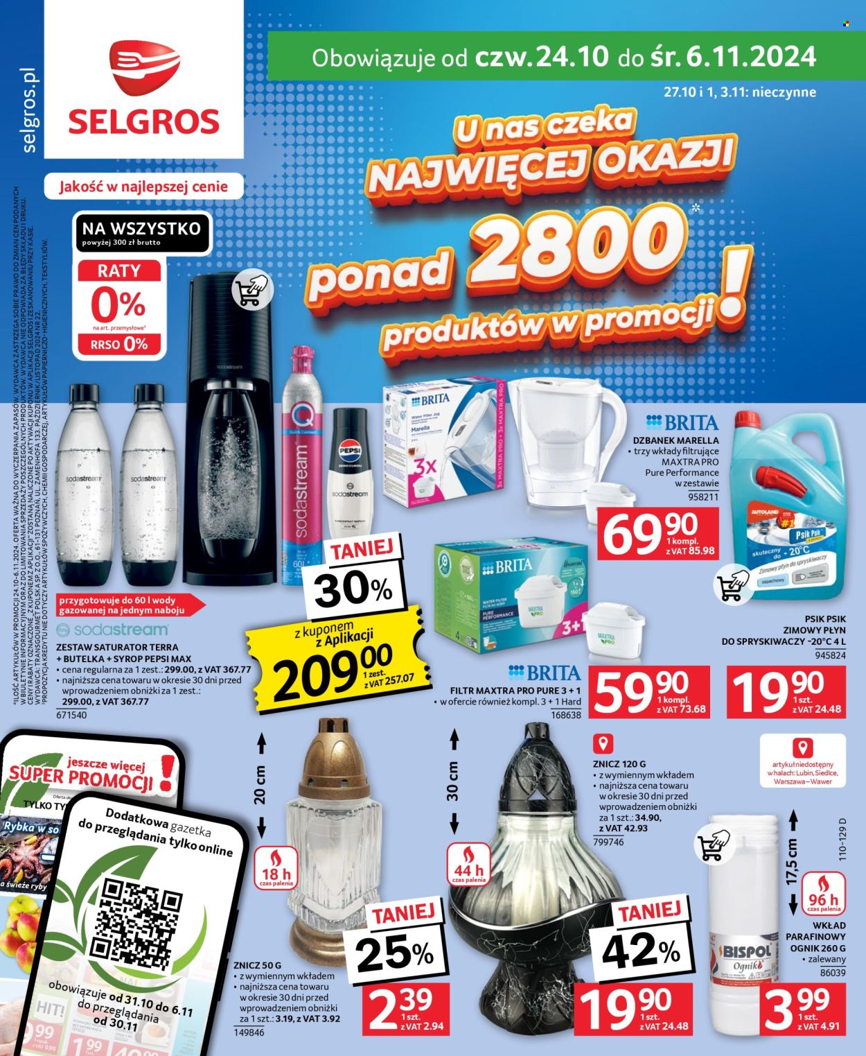 Gazetka Selgros - 24.10.2024 - 6.11.2024. Strona 1