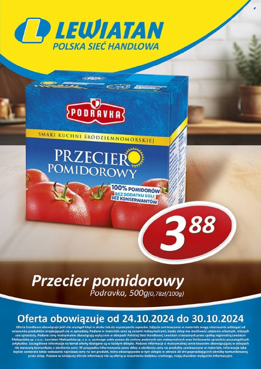 Gazetka Lewiatan - 24.10.2024 - 30.10.2024. Strona 1