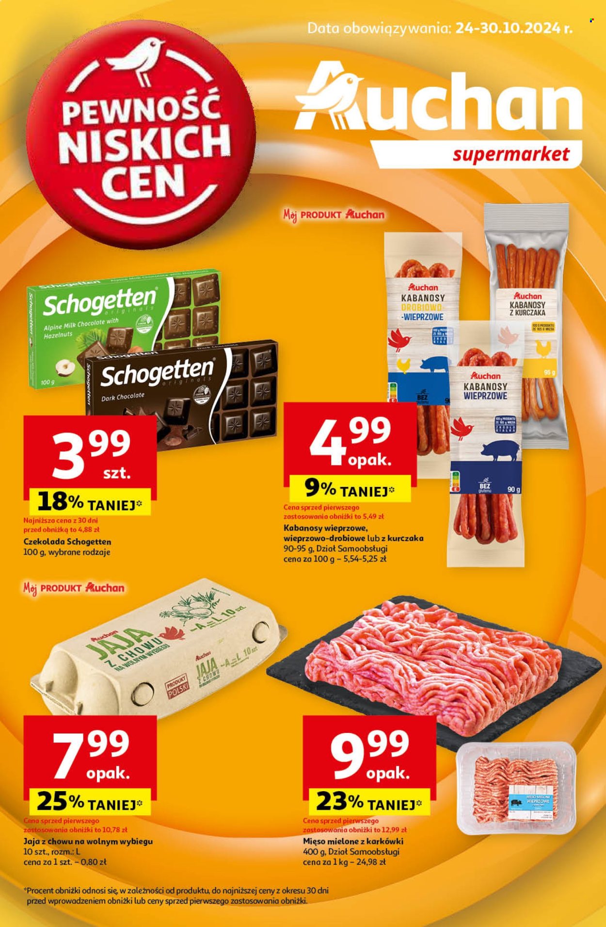 Leták Auchan - 24.10.2024 - 30.10.2024. Strana 1