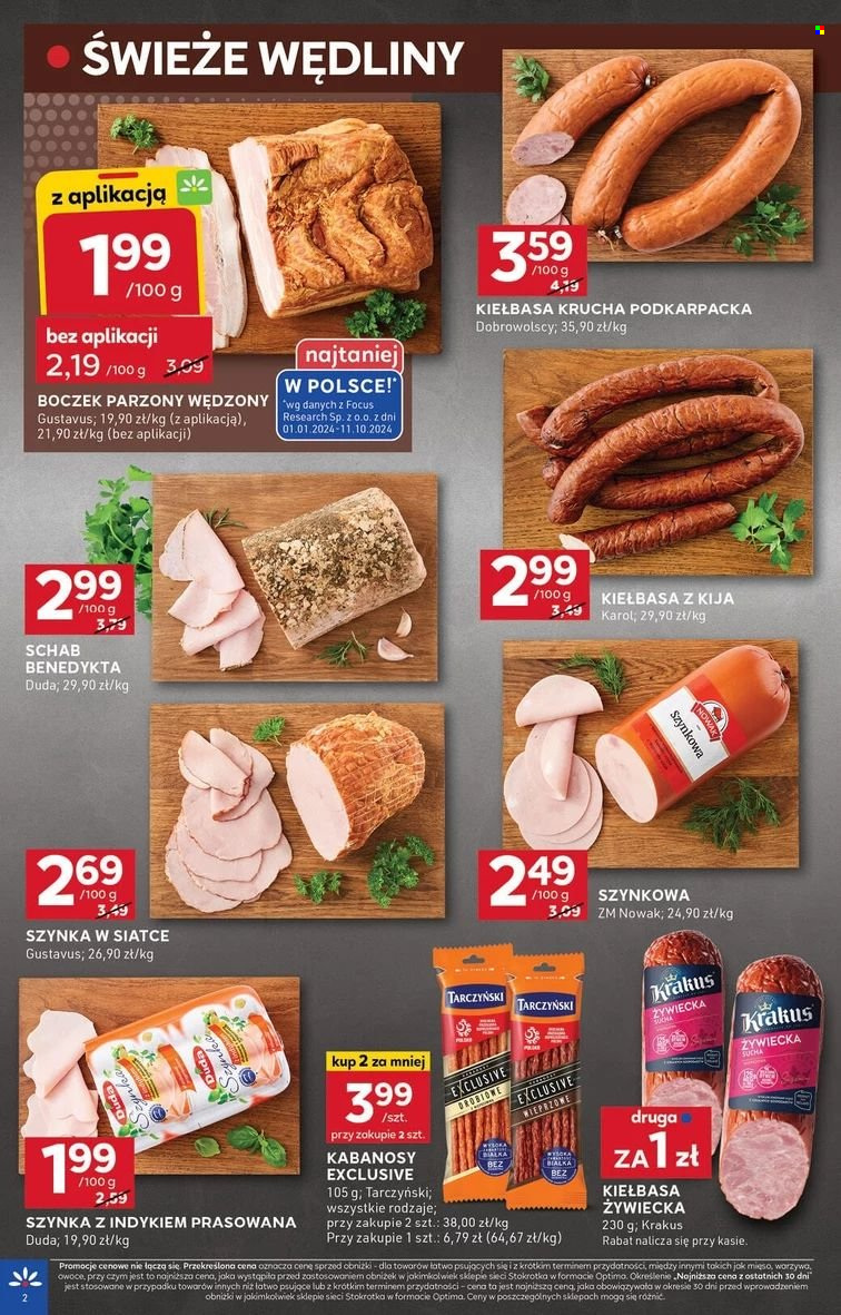 Leták Stokrotka Optima - 24.10.2024 - 29.10.2024. Strana 2