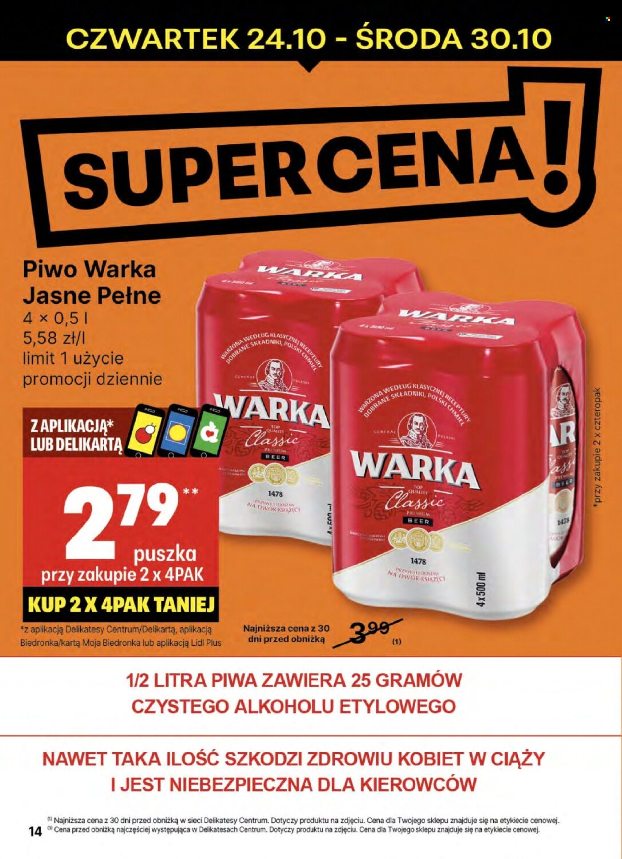 Gazetka Delikatesy Centrum - 24.10.2024 - 30.10.2024. Strona 14