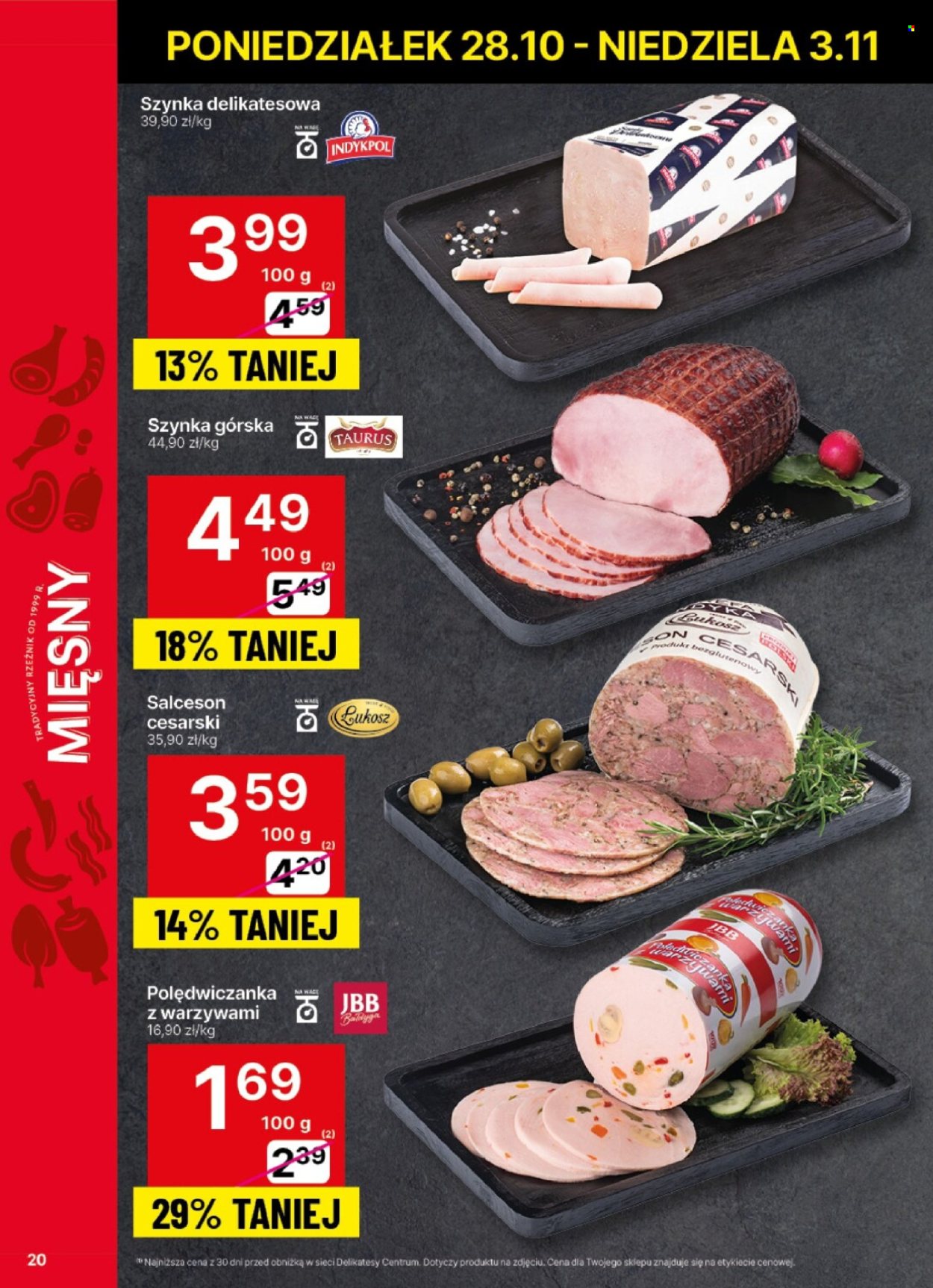 Gazetka Delikatesy Centrum - 28.10.2024 - 3.11.2024. Strona 20