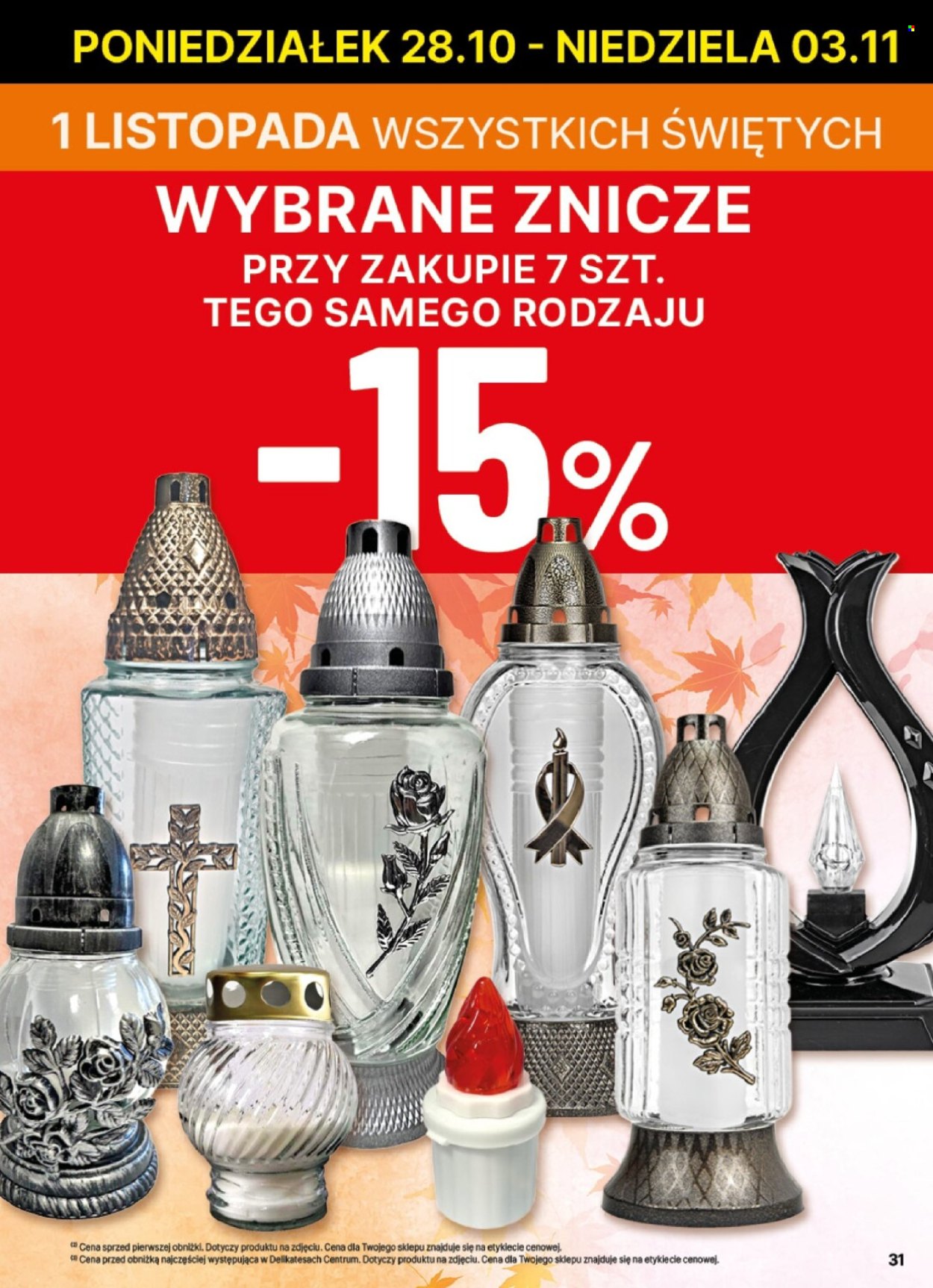 Gazetka Delikatesy Centrum - 28.10.2024 - 3.11.2024. Strona 31