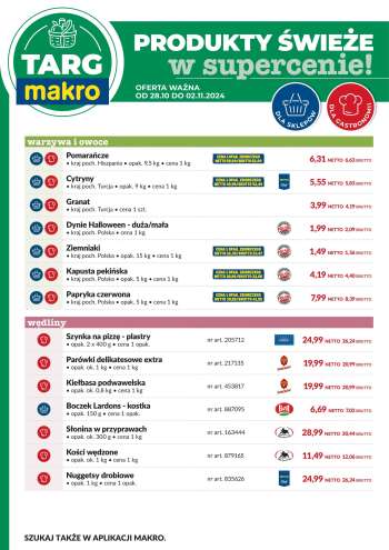 Gazetka Makro - 28.10.2024 - 2.11.2024.