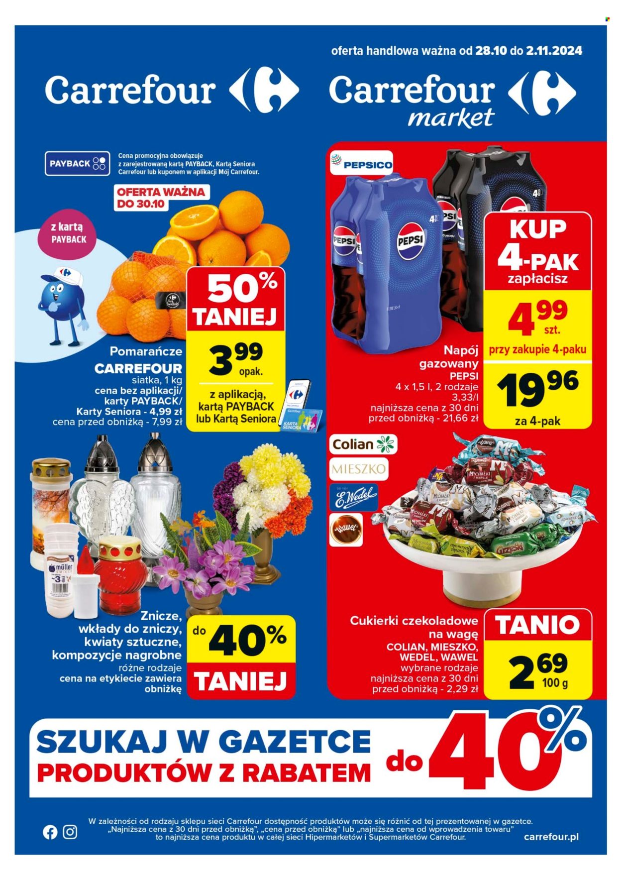 Leták Carrefour - 28.10.2024 - 2.11.2024. Strana 1