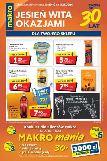 Gazetka Makro - 29.10.2024 - 11.11.2024.
