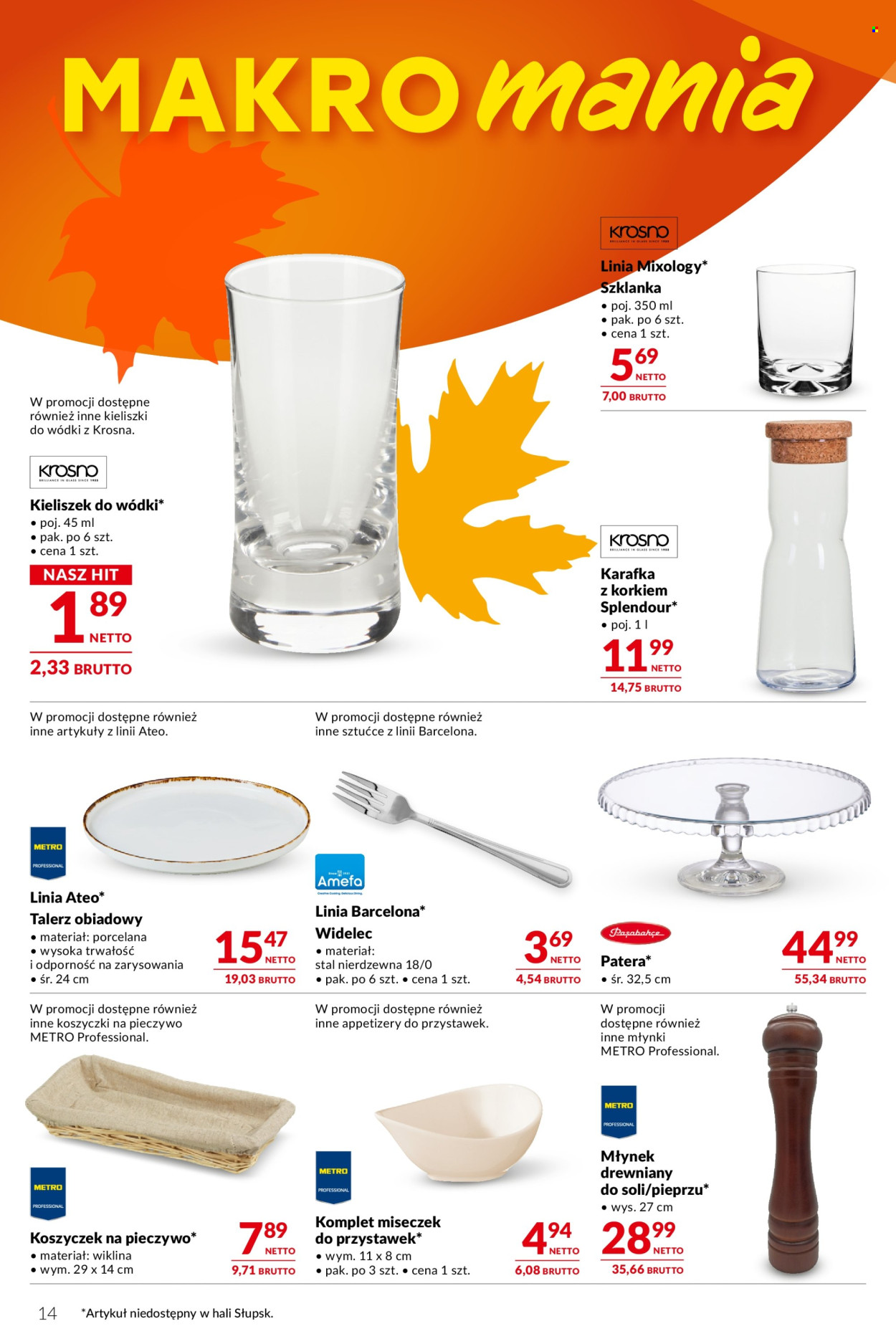 Gazetka Makro - 29.10.2024 - 11.11.2024. Strona 14