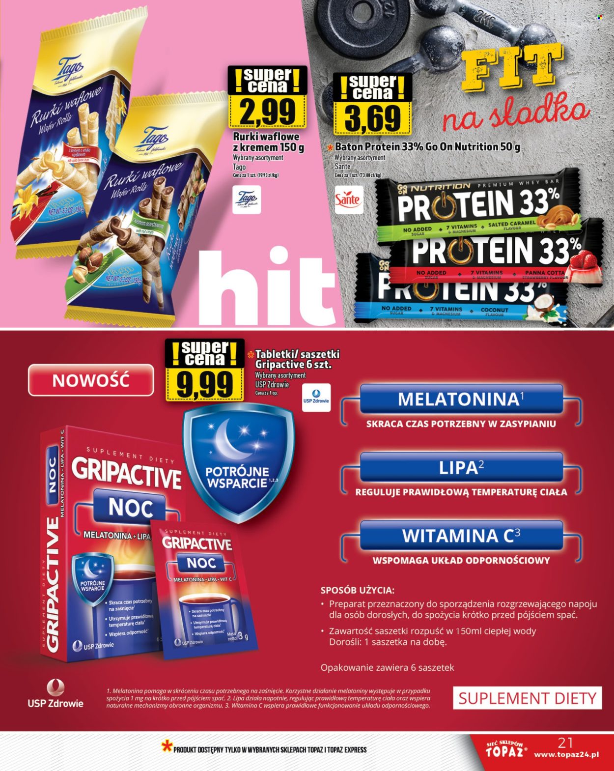 Gazetka Topaz - 31.10.2024 - 6.11.2024. Strona 21