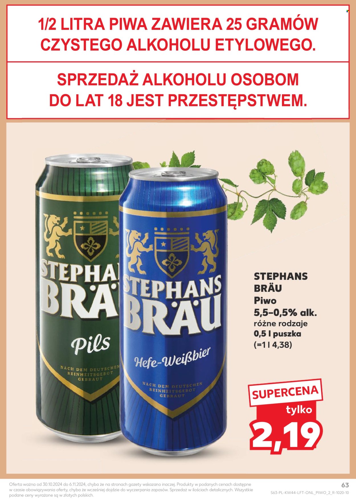 Gazetka Kaufland - 30.10.2024 - 6.11.2024. Strona 63
