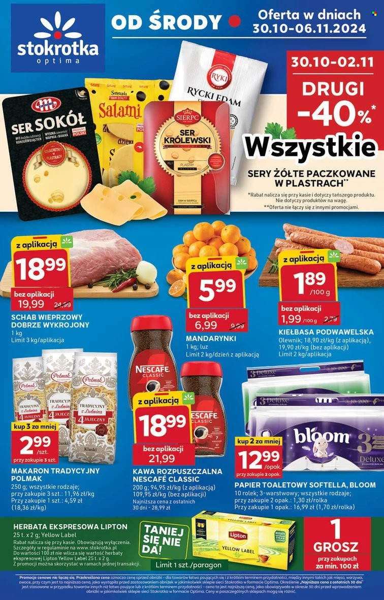 Leták Stokrotka Optima - 30.10.2024 - 6.11.2024. Strana 1