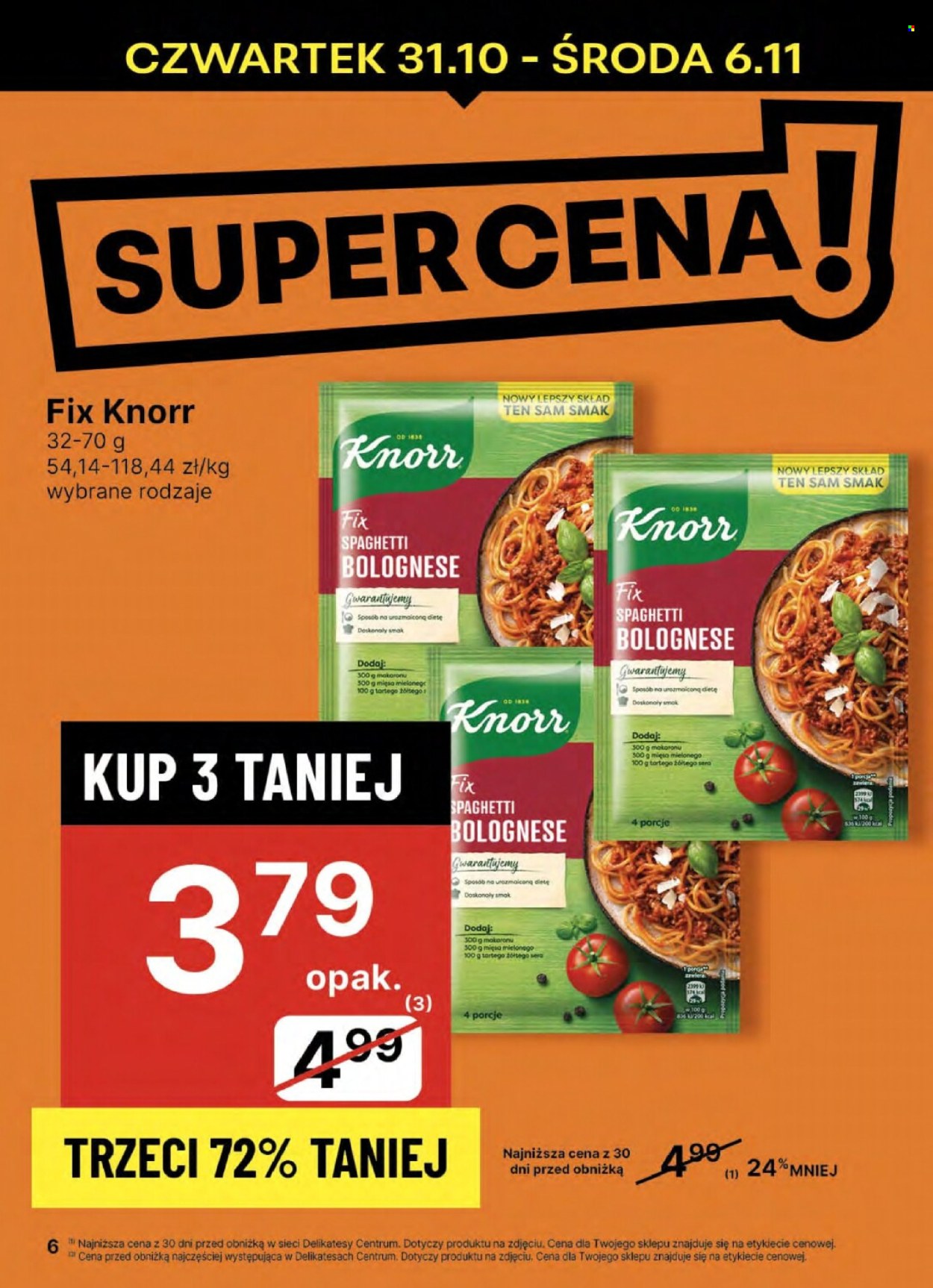 Gazetka Delikatesy Centrum - 31.10.2024 - 6.11.2024. Strona 6