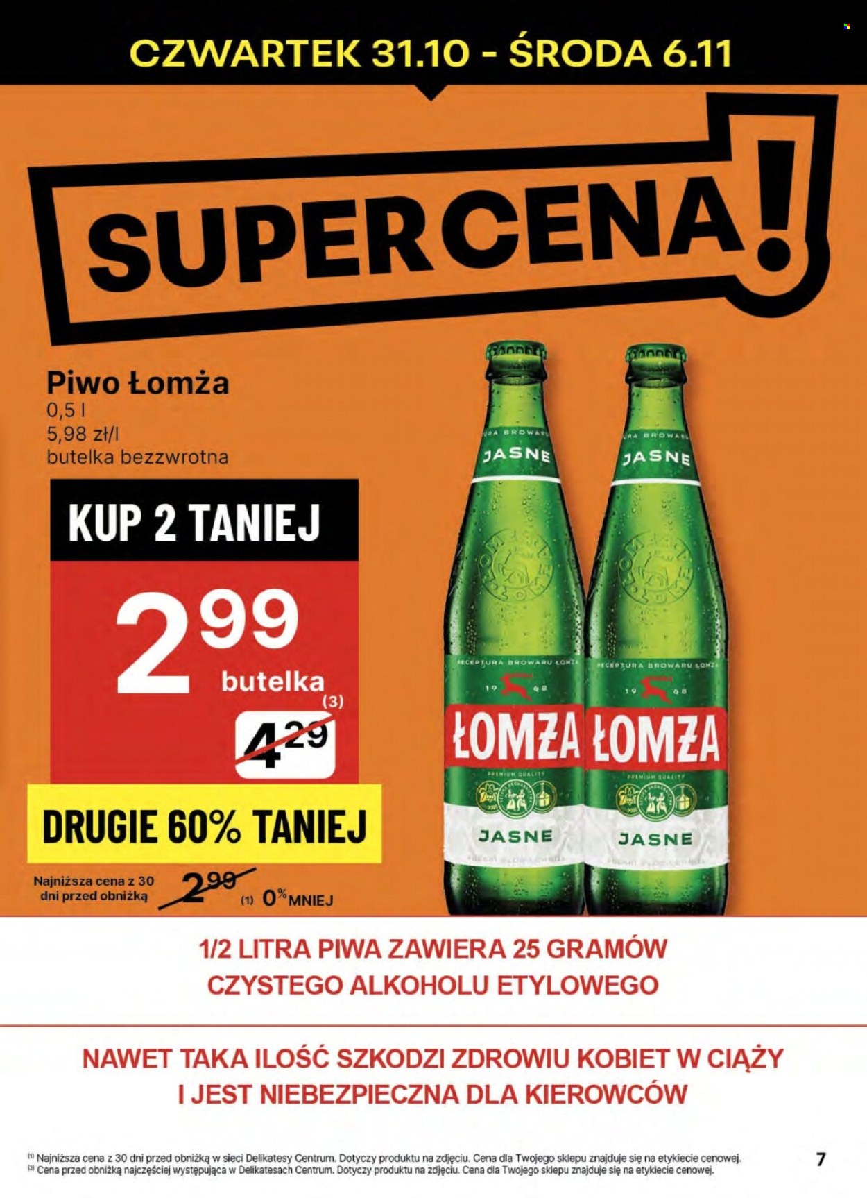 Gazetka Delikatesy Centrum - 31.10.2024 - 6.11.2024. Strona 7