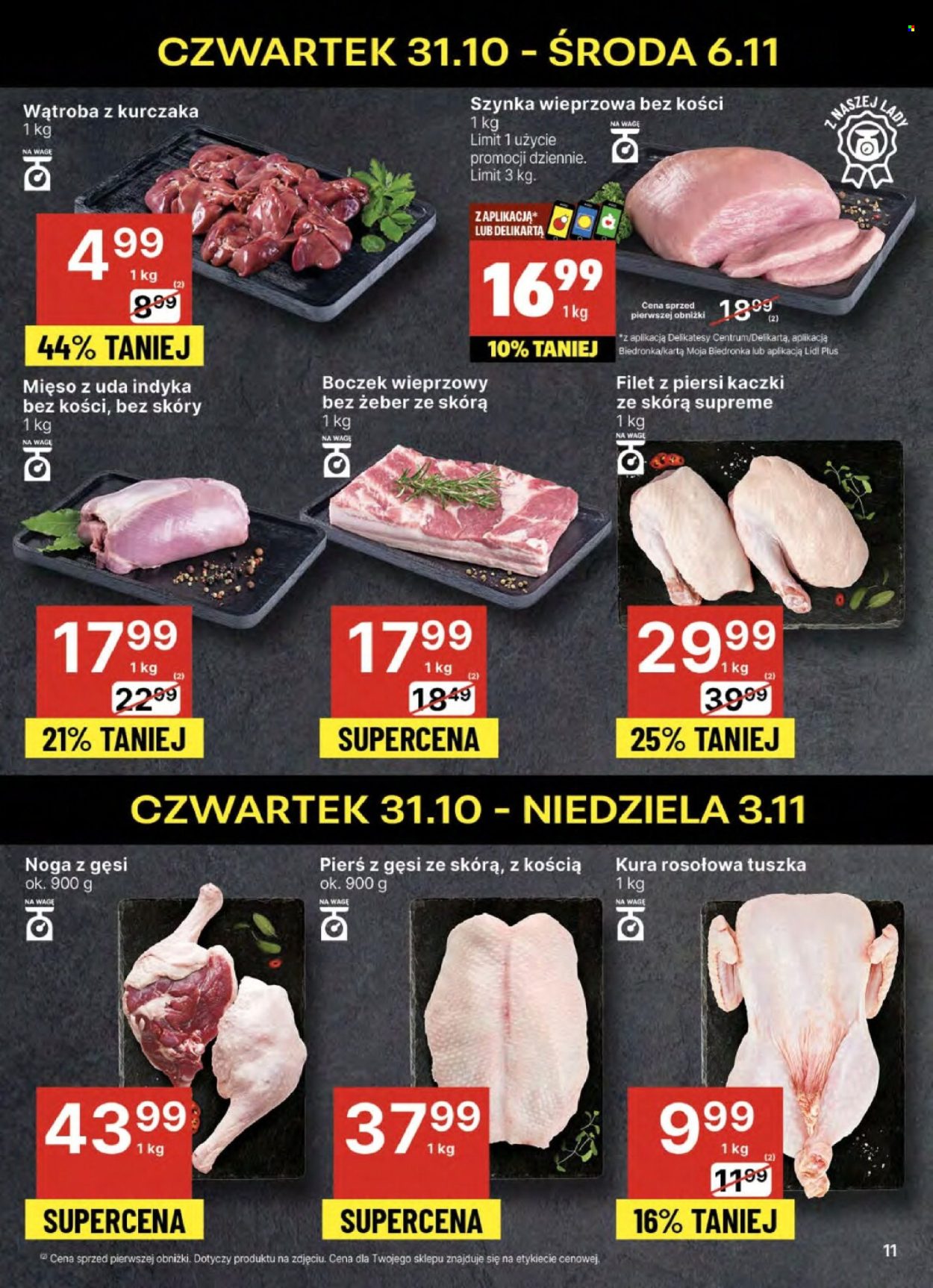 Gazetka Delikatesy Centrum - 31.10.2024 - 6.11.2024. Strona 11