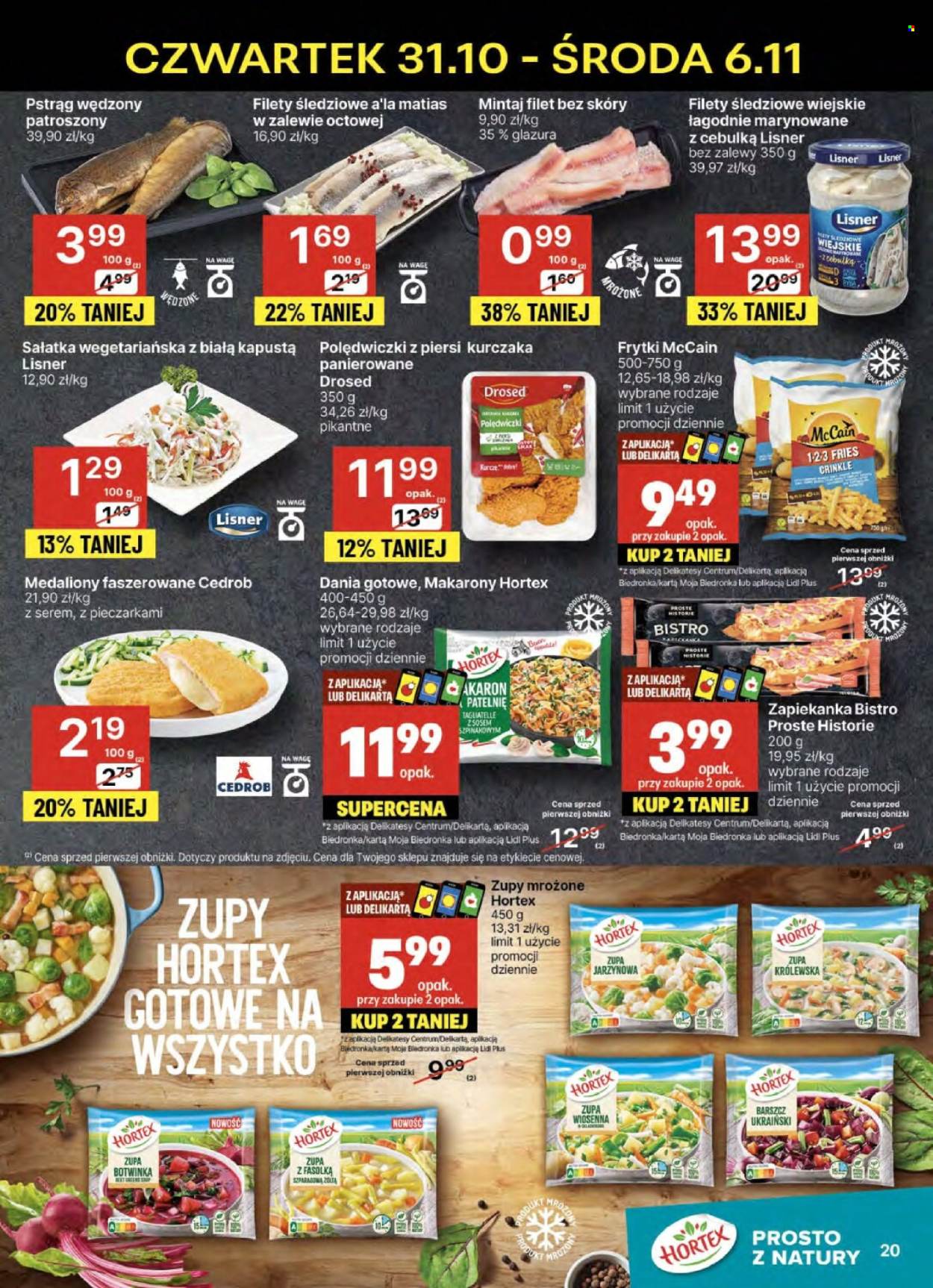 Gazetka Delikatesy Centrum - 31.10.2024 - 6.11.2024. Strona 20