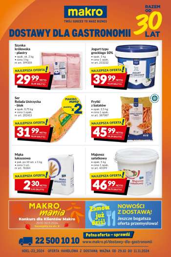 Gazetka Makro - 29.10.2024 - 11.11.2024.